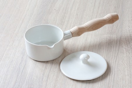 Misky odpařovací s odnímatelným držadlem a s víčkem, porcelán