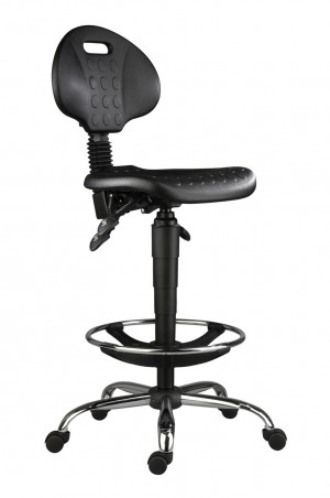 Židle laboratorní 1290 PU, zvýšená