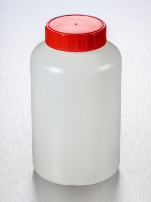 Lahve širokohrdlé s jednoduchým uzávěrem, HDPE