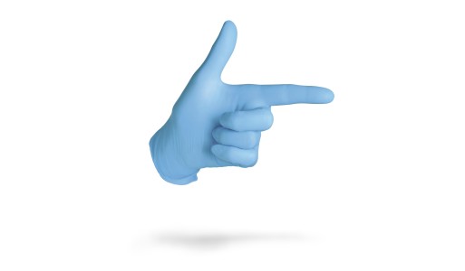 Rukavice nitril Azure, nezaprašované, nesterilní, modré